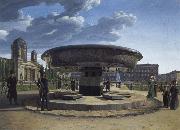 Johann Erdmann Hummel The Granite Bowl at the Lustgarten Berlin oil painting artist